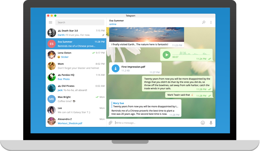 Telegram для Windows